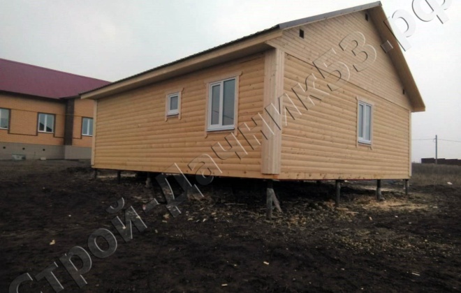 4 Брусовой дом ОД-11, 9×9, 81 м², Тульская область, Киреевский район, село Дедилово (3)